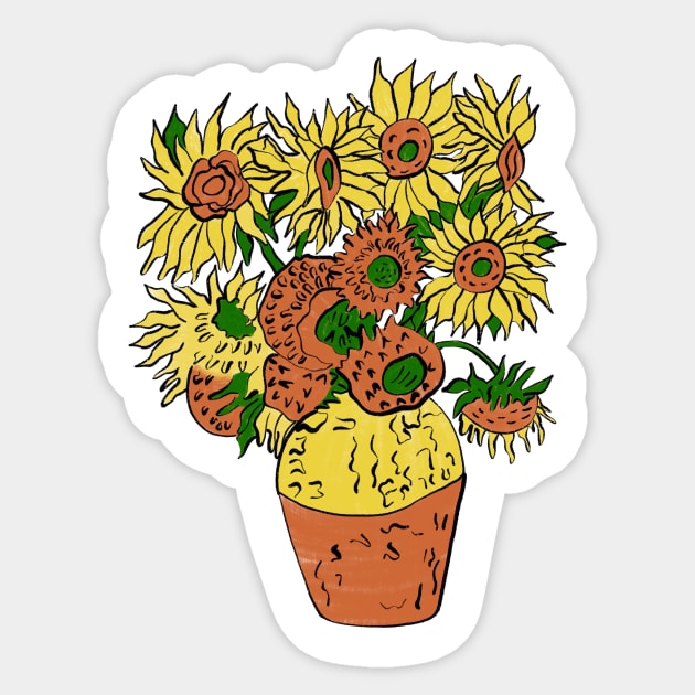 Sunflowers Sticker by EV Visuals